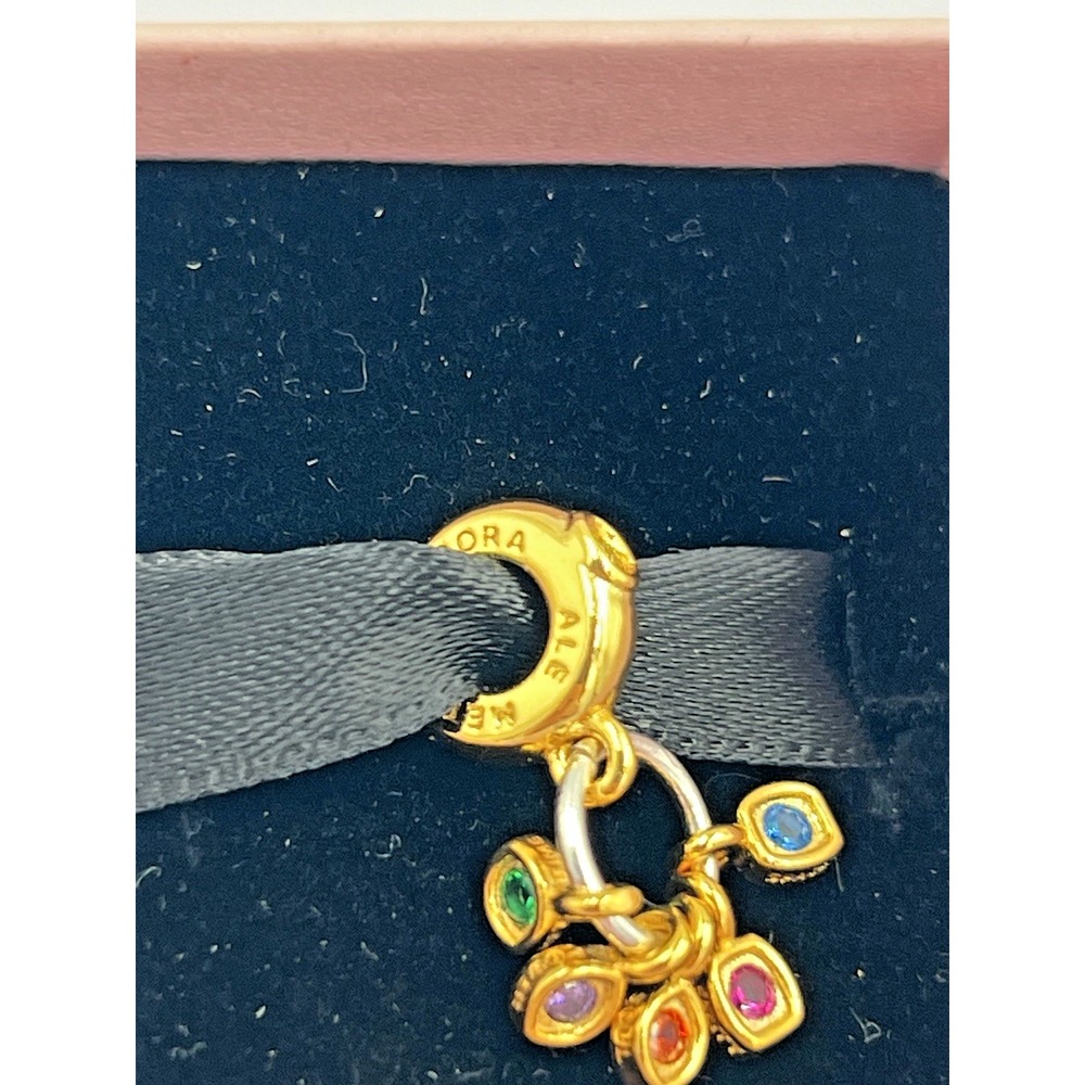 Pandora Authentic Marvel The Avengers Infinity Stones Dangle Charm w/Box - Picture 4 of 5